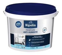 Peinture anti-humidité - RIPOLIN - 424185 - Blanc - Satin - 10 L
