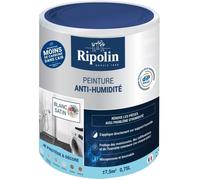 Peinture anti-humidité RIPOLIN - Blanc - Satiné - 0 75l