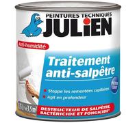 Peinture anti-salpêtre - JULIEN - 750 mL - Incolore - Monocouche - Extérieur