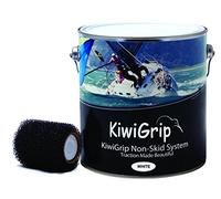 Peinture Antidérapante Kiwi Gripavec Rouleau Inclus, Gris 4L