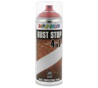 PEINTURE ANTIROUILLE 4 EN 1 RAL3002 RUST STOP AEROSOL 400ML DUPLI COLOR