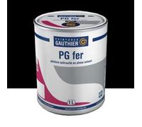 Peinture antirouille Peintures GAUTHIER PG Fer Noir 1 L