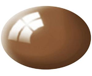 Peinture Aqua Color Revell 36180 marron glaise (brillant) 18 ml