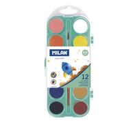 Peinture aquarelle 12 couleurs 30mm mat 053312P MILAN