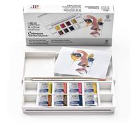 Winsor & Newton Peinture aquarelle - Boîte de poche - 8 demi-godets - Portrait