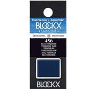 Peinture aquarelle - Extra-fine - Bleu Turquoise - 456 - Blockx - Demi-godet