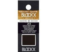 Peinture aquarelle - Extra-fine - Jaune de Mars Transparent - 213 - Blockx - Demi-godet