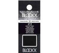 Peinture aquarelle - Extra-fine - Noir de fumée - 172 - Blockx - Demi-godet