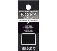 Peinture aquarelle - Extra-fine - Noir d'Ivoire - 171 - Blockx - Demi-godet
