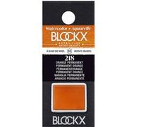 Peinture aquarelle - Extra-fine - Orange permanent - 218 - Blockx - Demi-godet