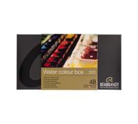 Peinture aquarelle - Extra fine - Rembrandt - Boîte de 48 godets + pinceau