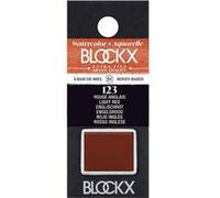 Peinture aquarelle - Extra-fine - Rouge Anglais - 123 - Blockx - Demi-godet