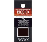 Peinture aquarelle - Extra-fine - Rouge de Mars Transparent - 224 - Blockx - Demi-godet