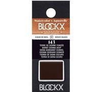 Peinture aquarelle - Extra-fine - Terre Sienne foncée - 143 - Blockx - Demi-godet