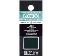 Peinture aquarelle - Extra-fine - Vert émeraude - 261 - Blockx - Demi-godet