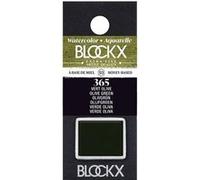 Peinture aquarelle - Extra-fine - Vert Olive - 365 - Blockx - Demi-godet