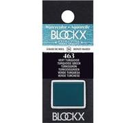 Peinture aquarelle - Extra-fine - Vert Turquoise - 463 - Blockx - Demi-godet