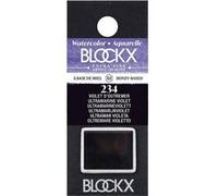 Peinture aquarelle - Extra-fine - Violet Outremer - 234 - Blockx - Demi-godet