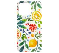 Peinture aquarelle fruits, fleurs et feuilles Coque pour iPhone 15 Pro Max