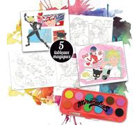 Peinture aquarelle magique Educa Ladybug Miraculous Multicolore 20x27x5 cm