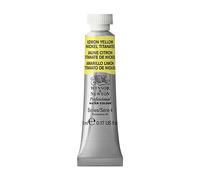 Winsor & Newton Aquarelle Professionnel - Peinture Aquarelle, Haute Luminosité, Résistante à la Lumière, Qualité Archive, Tube de 5 ML, Couleur Jaune Citron (Nickel Titanate) ROW