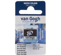 Peinture aquarelle van Gogh godet brun van dyck 403
