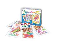 Peinture aquerelle - SENTOSPHERE - Aquarellum Junior - Sirènes - 5 couleurs - Sertissage sur papier Vélin - Dès 6 ans