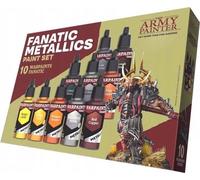 The Army Painter – Set de peintures Warpaints Fanatic Metallics 10x18 ml – métalliques acryliques