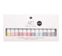 Peinture Art Acrylic Set Pastel - 12x Multicolore G