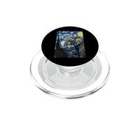 Peinture Artistique éléphant Van Gogh Nuit étoilée PopSockets PopGrip pour MagSafe