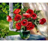 Peinture au diamant Coquelicots D3434