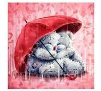 Peinture au diamant DIY 5D ZY144 - Ours en peluche (30x30CM) G