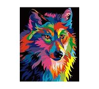 Peinture au diamant DIY 5D ZY218 - Loup (30x40CM)