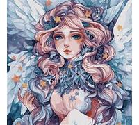 Peinture au diamant DIY 5D ZY353 - Dessin animé, girl (30x30CM) G
