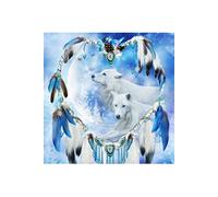 Peinture au diamant DIY 5D ZY469 - Loup (30x30CM)