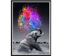 Peinture au diamant DIY 5D ZY511 - l'éléphant (30x40CM) G