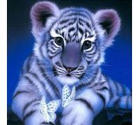 Peinture au diamant DIY 5D ZY517 - tigre (30x30CM)