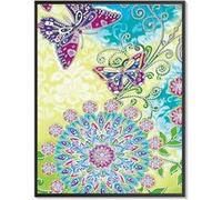 Peinture au diamant DIY 5D ZY718 - Papillon (30x40CM) G