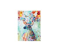 Peinture au diamant DIY 5D ZY752 - Cerf de couleur (50X40CM) G