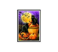 Peinture au diamant DIY 5D ZY82 - Halloween (30x40CM)