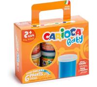Carioca Peinture au doigt BABY – couleurs assorties – 80 ml – 6 pcs