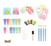 Peinture Au Doigt Lavable Pour Enfants, Ensemble De 6/2022 Couleurs, 30ml, Nouveau, 8/12