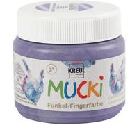 Peinture Au Doigt Mucki - 150 Ml Violet Métallisé