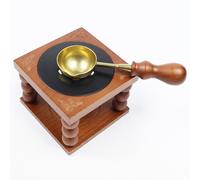 Peinture Au Feu De Bouleau Rétro Européen Original, Petit Four, Cire De Scellage De Cuisinière, Bougie De Table, Outil De Peinture Au Feu, Ensemble Paresseux