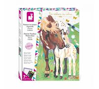 Peinture Au Numéro Chevaux Multicolore TU