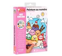 Graine Creative Peinture par Numéro Enfant 8+ Coupe de Glace, 9 Couleurs