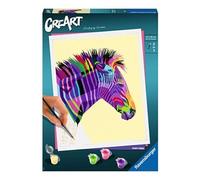 Ravensburger Peinture au numéro Creart Zèbre Grand format Multicolore G