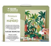 Peinture au numéro Graine Créative Nature Tropicale 30 x 40 cm