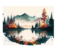 Peinture au numéro Paysage 30 x 40 cm