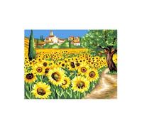 Peinture au numéro pour initiés : les tournesols oz international